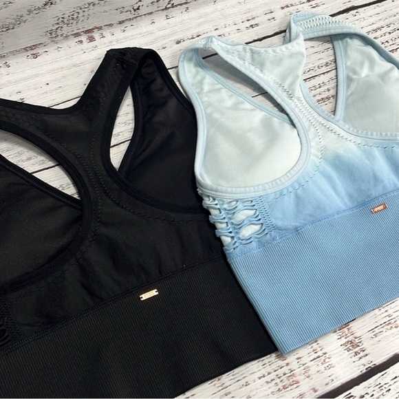 Victoria’s Secret Pink Sports Bra Set of 2 Like New - Picture 2 of 6